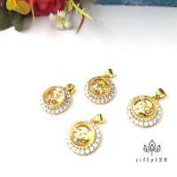ราคา JIJD K417 จี้กังหันแชกงหมิวใบพัดหมุนได้ ล้อมเพชร ทรงกลม (18199217176)