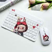 ราคา แป้นพิมพ์ไทย LABUBU คีย์บอร์ดBluetooth เมาส์ไร้สาย แป้นพิมพ์บลูทูธ คีย์บอร์ดไร้สาย สำหรับ iOS Android Windows Huawei iPad Vivo Xiaomi OPPO Tablet โทรศัพท์มือถือ (22099659160)