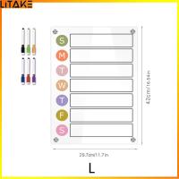 ราคา Litake Magnetic Acrylic Calendar Anti Slip Scratch Resistant Monthly Weekly Planner Perfect For Planning Scheduling Your Daily Montly Life (21988201655)