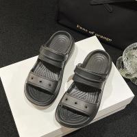 ราคา รองเท้าลำลองแฟชั่น สไตล์ Crocs Classic Mega Crush Sandal (22405498156)