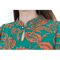 ราคา Narinari MT5941 Front Keyhole Butterfly Sleeve Blouse เสื้อทำงานแขนผีเสื้อ (22568902463)