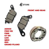 ราคา รูปแบบต่างๆจักรยานไฟฟ้าแผ่นดิสก์เบรกด้านหน้าและด้านหลังผ้าเบรครถจักรยานยนต์ Aerox Fino125 Finn Grand Filano GT125 Lexi QBIX Mio ชุดผ้าเบรค ผ้าเบรค Yamaha R15 M Slaz ดิสเบรคหน้า ดิสเบรคหลัง ผ้าเบรคหลัง