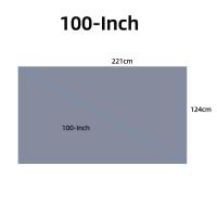 ราคา GOOJODOQ New หน้าจอโปรเจคเตอร์ 1080 1920P HD Anti light Screen พับได้ แบบพกพา สําหรับโฮมเธียเตอร์ ฉายภาพยนตร์ ในร่ม กลางแจ้ง (22518430472)