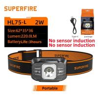 ราคา SUPERFIRE ไฟฉายคาดหัว HL05 D mini LED พกพาง่ายไฟหน้าแบบชาร์จไฟ USB กันน้ำได้สำหรับการตั้งแคมป์ ไฟฉาย (22662672905)