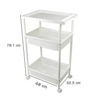ราคา ชั้นวางของพลาสติก ชั้นวางของในห้องน้ำ ชั้นวางของในห้องครัว Plastic Shelf ชั้นวางของอเนกประสงค์ ชั้นวางของ Homec TH (17797699709)