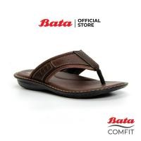 ราคา Bata MENS COMFIT Sandal รองเท้าแตะชายแบบหนีบ สีน้ำตาล รหัส 8714183 Mensandal SUMMER (4293074481)