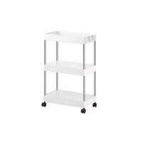 ราคา ชั้นวางของ แบบมีล้อเลื่อน ชั้นวางของในที่แคบ พร้อมตะขอและล้อเลื่อน 4ชั้น 3ชั้น (11150952996)