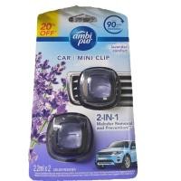 ราคา แพคสุดคุ้มAmbiPur Car Mini Series Air Freshener แอมบิเพอร์คาร์มินิ น้ำหอมปรับอากาศ 2 2ml (22167712691)