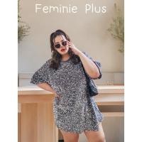 ราคา พร้อมส่ง พลัสไซส์ เสื้อวิ้งๆ คอกลม เลื่อมเกล็ดปลา วิบวับระยิบระยับ ใส่เที่ยว ใส่ปาร์ตี้เล่นแสงสุดๆ (21936824438)