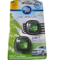 ราคา แพคสุดคุ้มAmbiPur Car Mini Series Air Freshener แอมบิเพอร์คาร์มินิ น้ำหอมปรับอากาศ 2 2ml (22167712692)