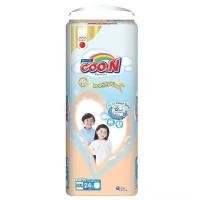 ราคา กูนน์พรีเมี่ยม ซอฟท์ Goon Premium ห่อใหญ่สุด แพมเพิสแบบกางเกง เทป ความซึมซับ6แก้ว (22607223810)