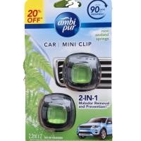 ราคา แพ็คคู่ ambipur car mini clip 2 2 ml น้ำหอมติดรถยนต์ (22167527196)