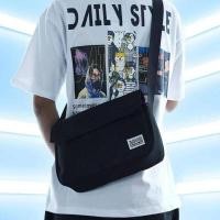 ราคา กระเป๋าสะพายข้างผู้ชายผ้าแคนวาส กระเป๋าสะพายข้าง ย้อนยุคสไตล์ญี่ปุ่น กระเป๋าสะพายนักเรียนสายกว้างสะพายข้าง (15556689473)