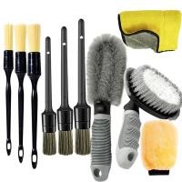 ราคา ชุดแปรงทำความสะอาดรถ ชุดแปรงล้างรถ แปรงล้างรถ แปรงล้างรถยนต์ แปรงปัดฝุ่น ไม้ปัดฝุ่นรถยนต์ 10ชิ้น สำหรับทำความสะอาดทุกมุมของรถยนต์ของคุณ แปรงทาขอบยาง สำหรับทำความสะอาดยางล้อรถ แปรงล้างล้อ แปรงล้อรถ แปร