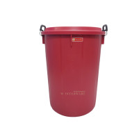 ราคา ถังน้ำมีฝา หูล็อค ถังพลาสติก ถังน้ำ ตรางู 30 แกลลอน (17360746109)