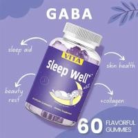 ราคา 60 เม็ด Sleep Gummies GABA Sugar ช่วยผ่อนคลาย นอนหลับดีขึ้น (22639683739)