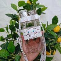 ราคา กระบอกน้ำเด็ก กระติกน้ำทรงสี่เหลี่ยมลายการ์ตูนสุดน่ารัก หลอดเด้ง พร้อมสายสะพาย ขนาด 520 mL 6030 (22222036626)