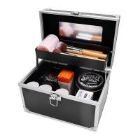 ราคา Gold Aluminum Alloy Portable Makeup Box Embroidery Toolbox Portable And Multifunctional Nail Art Storage Box For Eyebrow Stylists (21416673814)