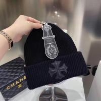 ราคา CODD Ins Chrome Heart Caps Warm Knitted Hat Thick Leather Autumn Tide All match Couple Korean Hats หมวกไหมพรม CVBR (21509249108)