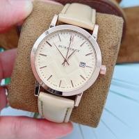 ราคา ฺBB นาฬิกาผู้หญิง รุ่น BU9107 สายนาฬิกา หนัง PU ขนาด 36 มม มีวันที่ (22192157023)