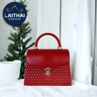 ราคา กระเป๋าผ้าไทย รุ่นคุณนายฝาหนัง (21671379250)