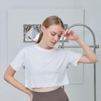 ราคา Penny Activewear เสื้อออกกำลังกาย แขนสั้น ตัวสั้น ครอปทอป สัทรงครอป สั้น เก๋มาก หลังเก๋มีเสตปและชายโค้งมน พร้อมส่งจากไทย Lilly Crop Top (20395978507)