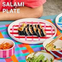 ราคา Sardine จานเซรามิค จานอาหาร Plate สี Salami ขนาด 10 (22476352994)