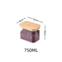 ราคา 1pcs Rectangular Glass Storage Container Easy To Grip for Organizing Kitchen Food Such As Miscellaneous Grains Nuts and Oatmeal (21779214348)