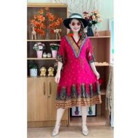 ราคา เดรสโบฮีเมี่ยน พิมพ์ลายผ้าสปัน ชุดเดรสสั้น 3สี สินค้าพร้อมส่งค่ะ (19790851832)