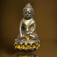 ราคา พระกริ่งปวเรศ ฐานพลอยเหลืองเนื้อตะกั่วรมดำ (22508852935)