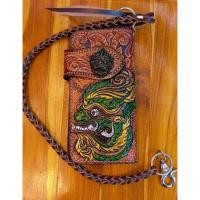 ราคา กระเป๋าสตางค์หนังแท้ตอกลาย แพ็คเกจสุดคุ้ม กระเป๋าหนังวัวแท้ กระเป๋าสตางค์ผู้ชาย (15643547981)