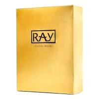 ราคา RAY FACIAL MASK เรย์ เฟเชียล มาร์ก เงิน ทอง 1BOX 10แผ่น EXP 09 2025 (20701655299)