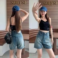 ราคา Proudly bkk กางเกงยีนส์ขาสั้น ผ้ายีนส์ทรง2ส่วนเอวสูง S 3XLสินค้าขายดี พร้อมส่ง (21934235850)