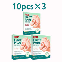 ราคา ELAIMEI แผ่นแปะเท้า แผ่นแปะฝ่าเท้า คลายความเมื่อยล้าปรับปรุงการนอนหลับ detox foot patch pad กล่องละ 10 แผ่น 1กล่อง แพทช์เท้า แผ่นแปะเท้าดีท็อกซ์ แผ (22312020625)