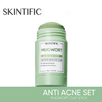 ราคา โค้ดลด 50 ไลฟ์สด SKINTIFIC Mugwort clay acne mask มาส์กโคลนแบบแท่งที่ช่วยเรื่องสิว 40 g ของแท้ 100 (22475069329)