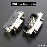 ราคา DIY SCSI Connector CN 14 20 26 36 50 Pin Male Female Socket Connector Servo Receptacles Header Gold Plated Contact Wire Solder (17314593397)