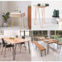 ราคา เหล็กขาตั้งโต๊ะ 1ชิ้น เหล็กรองไม้ เหล็กสำหรับติดตั้งกับหน้าไม้ ทำขาเก้าอี้ ขาโต๊ะวางของ (12558159281)