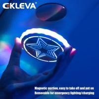 ราคา EKLEVA โคมไฟติดหลังคารถยนต์ไฟรถยนต์แสงธรรมชาติ LEDโคมไฟแม่เหล็กควบคุมด้วยเสียงปรับได้ไฟตบแต่งภายในโรแมนติกสำหรับรถยนต์รถบรรทุก RV (22581879048)