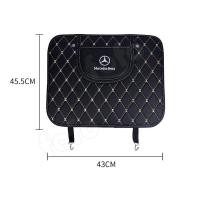 ราคา ผ้าคลุมป้องกันแผ่นป้องกันการเตะหลังเบาะรถแผ่นรองป้องกันสิ่งสกปรกกันน้ำแผ่นรองอุปกรณ์ป้องกันฝาครอบหนัง PU สำหรับ Mercedes Benz C Class C260L GLA 200L E300L อีคลาส250 180C S Class ฯลฯ (22025788023)