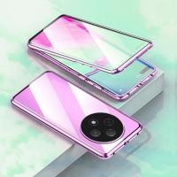 ราคา Oppo Reno เคส12 F 5G สำหรับ OPPO Reno 12 F 12F OppoReno12F 4G 5G 2024 2024ฝาพับกระจกสองด้านกันชนโลหะ360เต็มเคสป้องกันแบบแข็งกันกระแทกกล้องฝาครอบด้านหลัง (22408481419)