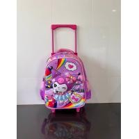 ราคา กระเป๋านักเรียน หน้านูน 3 มิติ กระเป๋าล้อลากเด็กอนุบาล ขนาด 12 14 16 นิ้ว สามารถใช้งานได้ 2 แบบ กระเป๋าลากได้หรือสะพายได้ (22216153811)