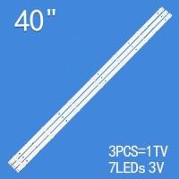 ราคา หลอดแบล็คไลท์โตชิบา LED BLACK LIGHT TOSHIBA รุ่น40L3750VT LED7X3 แถว3V สินค้าใหม่P9863 LED BLACK LIGHT TOSHIBA SKYWORTH 40 รุ่นที่ใช้งาน 40L3750VT 40L3750VM 40L48504B 40L48804M SKYWORTH 40L3750 40E2A1