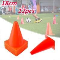 ราคา 12PCS กรวยซ้อมวิ่ง กรวยฝึกซ้อม กรวยฝึกวิ่งกรวยกีฬาสูง 18CM ซีรีส์ กรวยฝึกกีฬาถังป้าย กรวยไอศกรีม กรวยฝึกสิ่งกีดขวาง (18747962386)