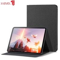 ราคา X Level เคสผ้าใบสำหรับ Apple iPad 10 2 7th 8th 9th Gen Pro 11 2021 Mini 1 2 3 4 5 6 iPad Air 1 2 3 10 5 iPad 5th 6th 9 7 2017และ2018ขาตั้งผ้าบางพิเศษเคสอัจฉริยะปิดเสียงนอนหลับ (12065072773)