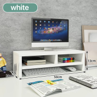 ราคา ชั้นวางคอมพิวเตอร์ โต๊ะวางจอคอม ที่วางจอคอม ขาตั้งจอคอม ชั้นวางจอคอม โต๊ะวางคอม KKHOME (22071879696)