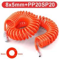 ราคา ท่อคอมเพรสเซอร์ PU ท่อลมท่อสำหรับคอมเพรสเซอร์ท่อหลอดสปริง8mmx 5มม 3M 6ม 9ม 12ม 15ม (18265550354)