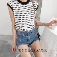 ราคา เสื้อไหมพรมแขนกุด รุ่น มงกุฎ เสื้อแฟชั่นผู้หญิง สไตล์เกาหลี สวมใส่สบาย (8638326964)