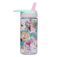 ราคา น่ารักแบบพกพาถ้วยน้ําพลาสติกสําหรับเด็ก 450ml ถ้วยฟางทุกวัน Neutral เกาหลีสไตล์อิสระยิงจริงถ้วยของขวัญ (22336566441)