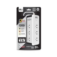 ราคา BLL B33 ปลั๊กไฟทาวเวอร์ 6ช่อง 1สวิตซ์ 3USB 1TC (22589298384)
