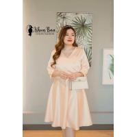 ราคา เดรสสาวอวบ เดรสออกงาน ไซส์ใหญ่ (21736422651)